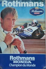 AFFICHE  Rothmans / Honda