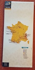 Cyclisme - Grande carte routière officielle Tour de France 2018