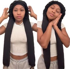 Long Braids Hair Bonnet Sleep