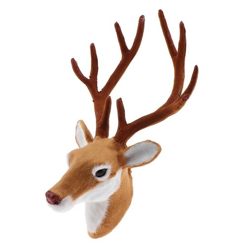 Tête cerf peluche - de,