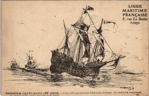 Cpa caravelle la - ak,