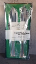 Couvert Gâteau SAF Pelle+Couteau Modèle FILET OR 24 Acier Inox 18/10 POLI MIROIR