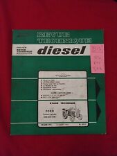 Revue Technique Ford 5000 5095 7000moteurs ford 2500 2713 E Rt agricole tracteur
