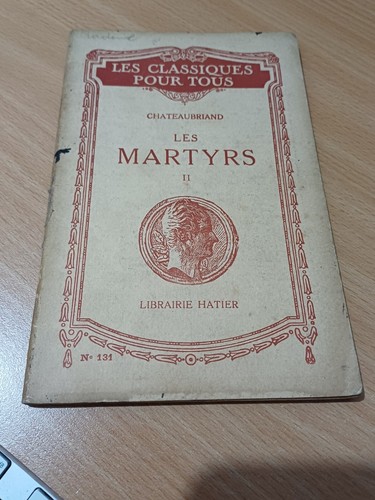 Livre les martyrs - livre,