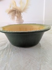 SALADIER / PLAT Charcuterie de Porc Fermier - Céramique de GRÈS Vintage...