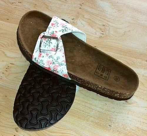Paire claquette tong fleur - de,