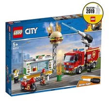 Lego Restaurant Hamburger Et Pompiers 60214 (Complet Sans Boite)
