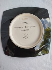 Plat  Longwy fournitures pour boulangerie ROQUIER décor japon