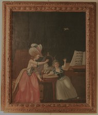 Huile sur toile 18ème siècle/ oil on canvas, 18th century