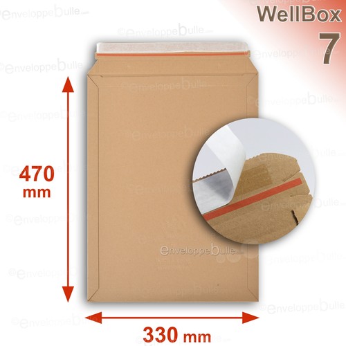 Enveloppes carton rigide - 10,