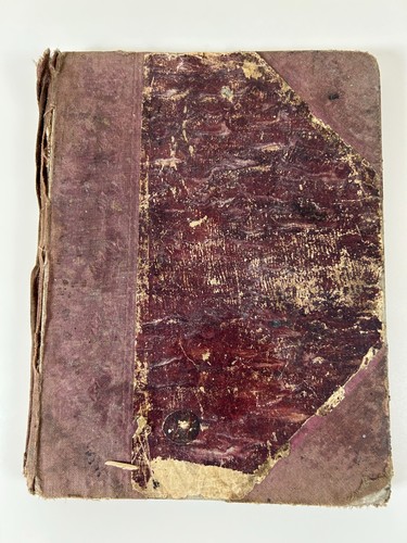 Cahier manuscrit militaire