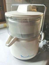 CENTRIFUGEUSE  MOULINEX Blanc  vintage EXTRACTEUR  DE JUS FONCTIONNE BIEN