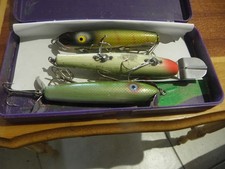 3 Leurres de pêche vintage Shakespeare ? pour le brochet