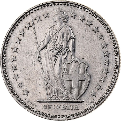 Suisse francs 1991 - 2, 1991,
