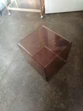 Structure Bout De Canape Desserte Plexi Style Michel Dumas 1970 