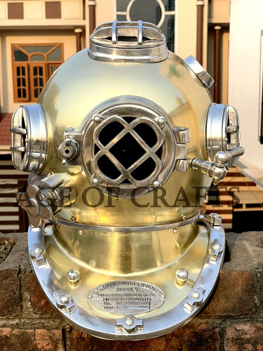 Casque plongée vintage - de, 18"