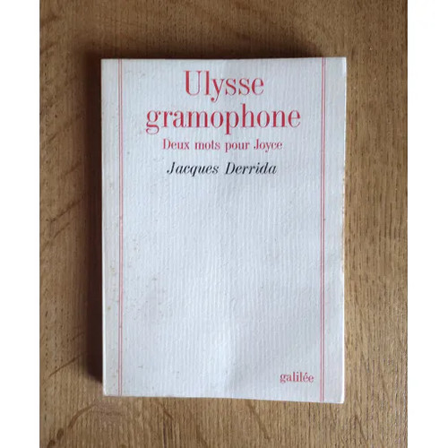 Jacques derrida ulysse - jacques,