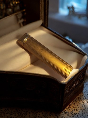 Briquet vintage doré - , à