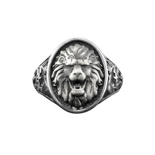 Bague chevalière ovale unique