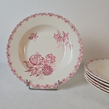 Assiettes Creuses Décor Alma