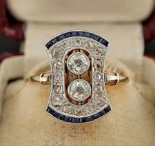 Bague de mariage art déco 2