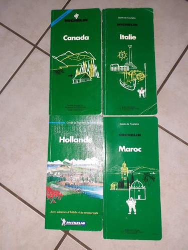 Lot guides verts - verts, michelin