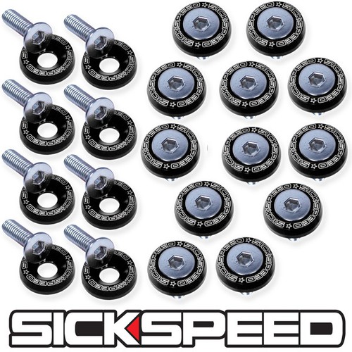 Black billet aluminum - black, 20