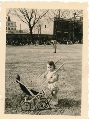 Snapshot enfant avec poussette