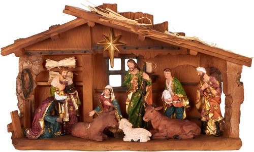 Brubaker crèche noël - noël, 40cm