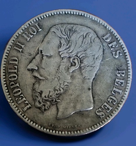 Pièce francs belge en - 1, 5