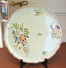 Plat à Gâteau à Tarte faïence Sarreguemines modèle Strasbourg