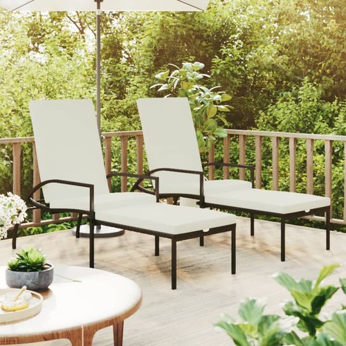 Lot chaises longues avec - chaises,