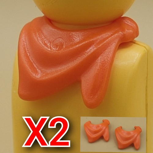 Playmobil foulard orange - x2,