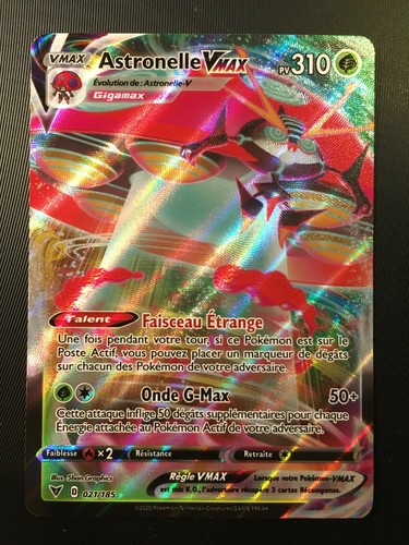 Carte pokémon astronelle vmax - carte,