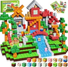 Cubes Magnétiques de Construction pour Enfants – Jeu Éducatif Montessori – Jouet