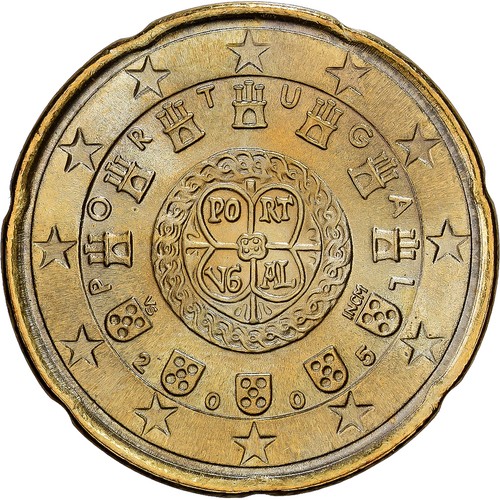 Portugal euro cent 2005 - 20,