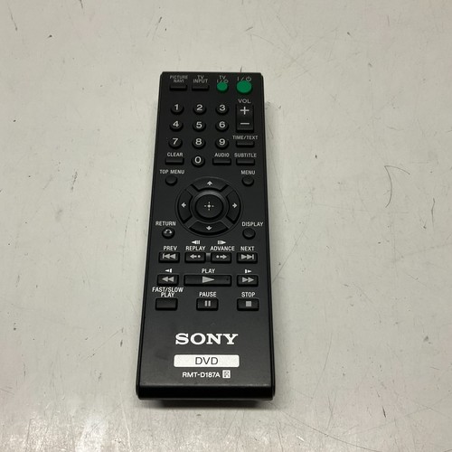 Sony rmt d187a - rmt-d187a, dvd