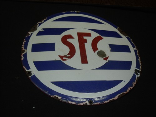 Rarissime plaque emaillee sfc - rarissime,