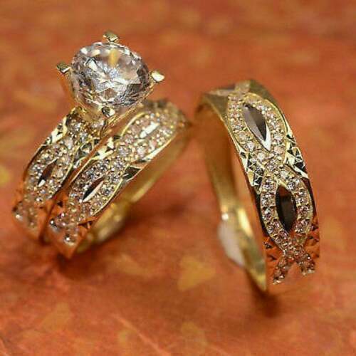 Mariage trio bague parure - bague,