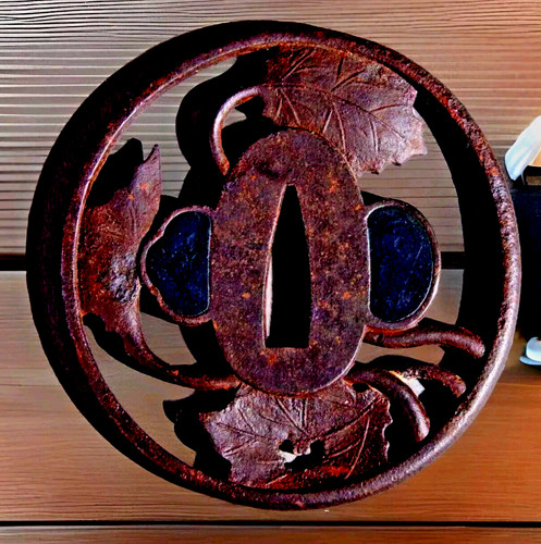 Tsuba sukashi japon - tsuba, antique