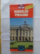carte  IGN rouge 110 top 250 bordelais perigord   edition 5 , 1999