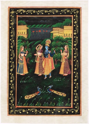 Religieux peinture radha - peinture, de