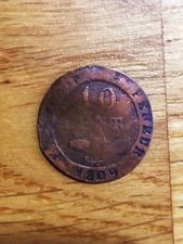10 centimes Napoléon 1er 1809