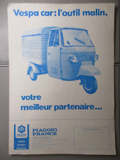 PROSPECTUS VESPA CAR VOTRE MEILLEUR PARTENAIRE APE TRIPORTEUR  BROCHURE
