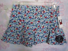 Tommy Hilfiger skort scooter girls 14 regular blue floral missing belt $36.50