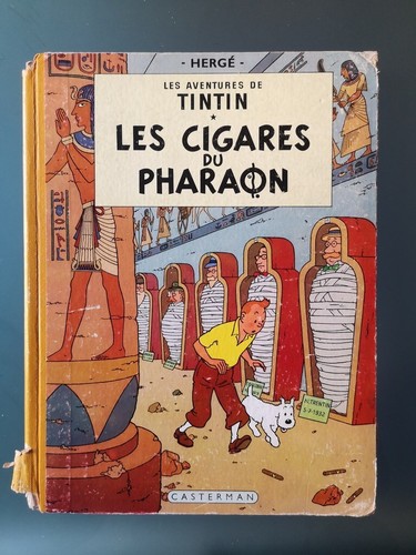Tintin les cigares du - bd,