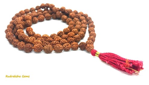 Rudraksha japa mala chapelet - rudraksha,