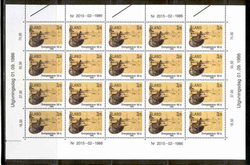 Aland isl 530m mnh 1986 - isl,