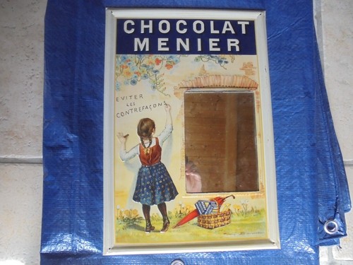 Tôle publicitaire menier - ,