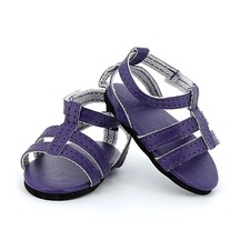 Sandales col. prune pour